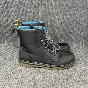 Dr. Martens Combs Cap Tech Side Zip Boots Black Women’s Size 7